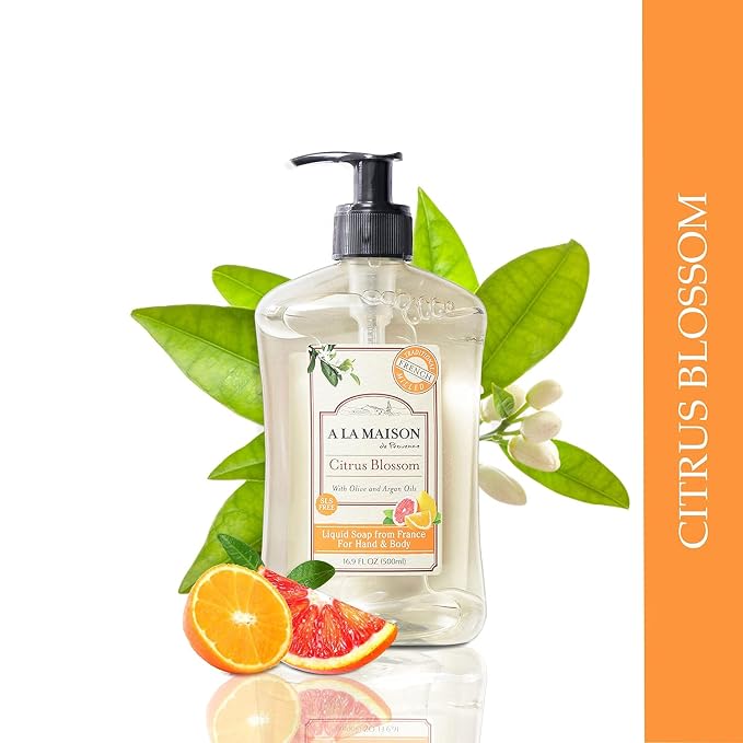 A LA MAISON French Liquid Hand Soap, Citrus Blossom - Image 3