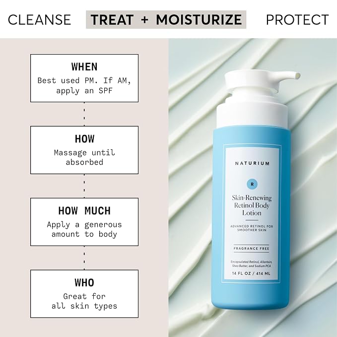 Naturium Skin-Renewing Retinol Body Lotion Jumbo, Advanced Firming Anti-Aging - Image 2