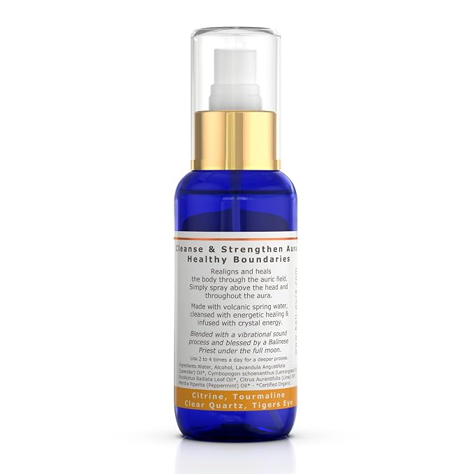 BALIPURA - Protection Crystal Aura Spray - Lavender and Lemongrass Essential - Image 2