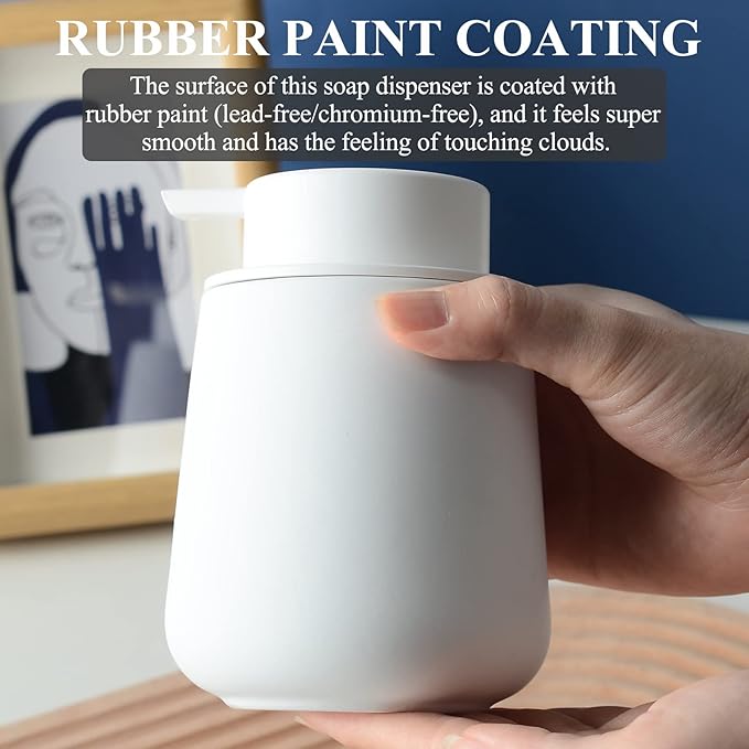 BosilunLife Foam Soap Dispenser - 12 oz Bathroom Lotion Pump - Image 2