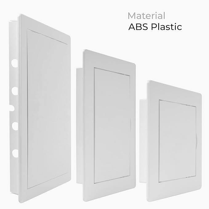 8x12 Inch White Access Panel – ABS Plastic Rectangular Wall & Ceiling Access - Image 3