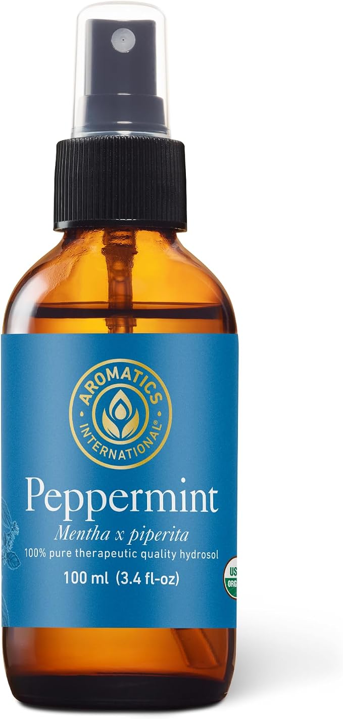 Aromatics International Peppermint Hydrosol 100ml | Cooling Aromatic Spray by AromaticsInternational