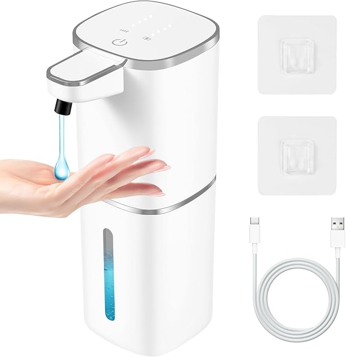 Automatic Liquid Soap Dispenser, Touchless Soap Dispenser, 13.5oz/400ml by VZZNN