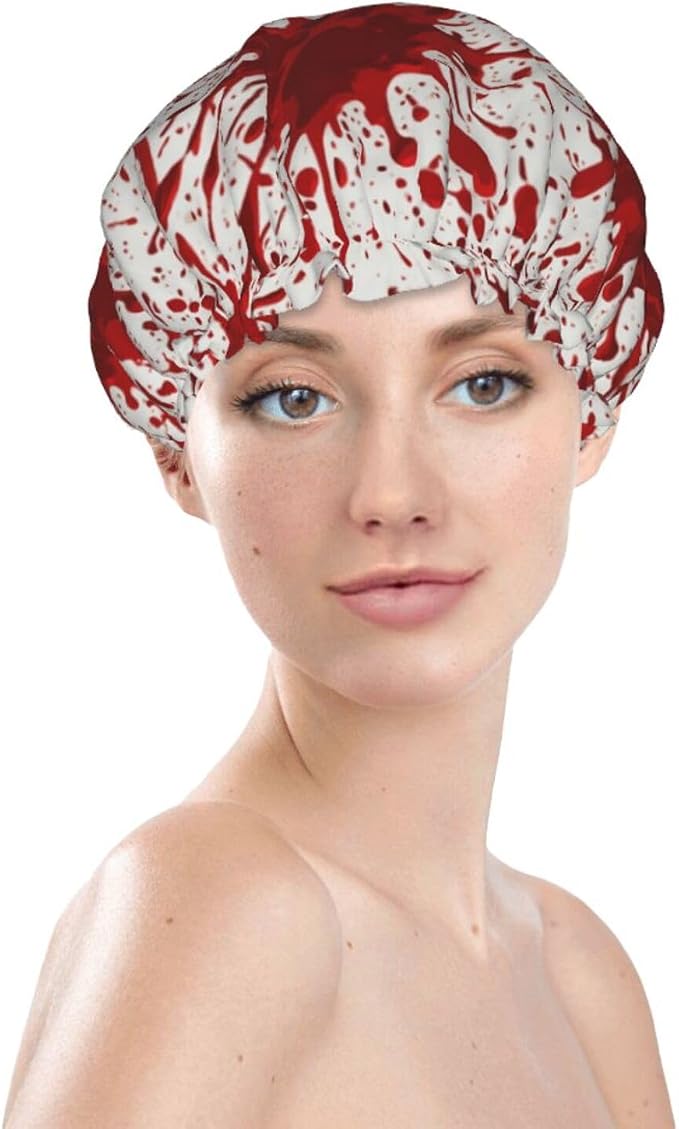 Double Layers Waterproof Shower Cap - Image 3