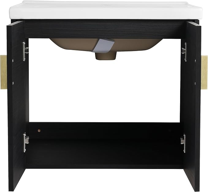 24 Inch Bathroom Vanity with Sink, Single Sink Bathroom Vanity Combo, Modern - Image 8