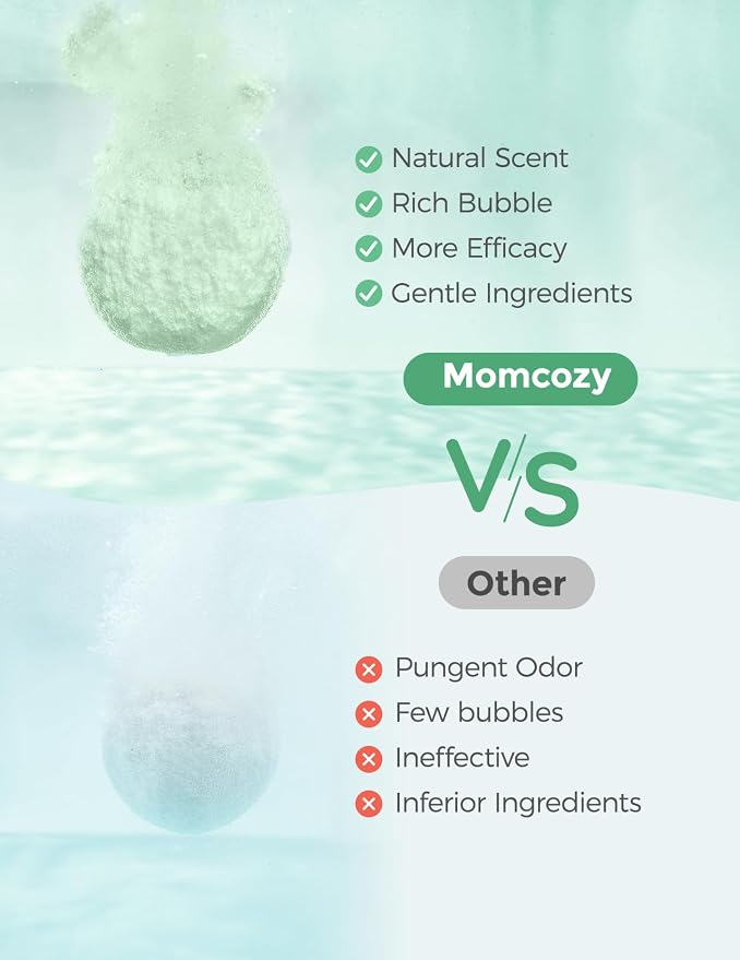 Momcozy 14-Pack Fruit Bath Bombs - Image 4