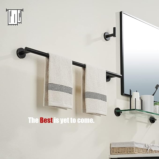 JQK Oil Rubbed Bronze Towel Bar, 27 Inch 304 Stainless Steel Thicken 0.8mm - Image 4