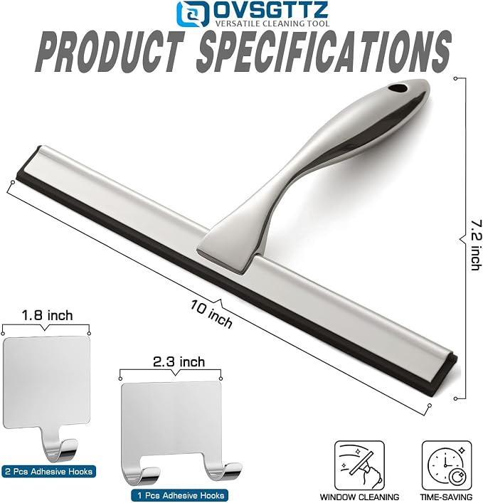 Shower Squeegee for Glass Door - Image 6