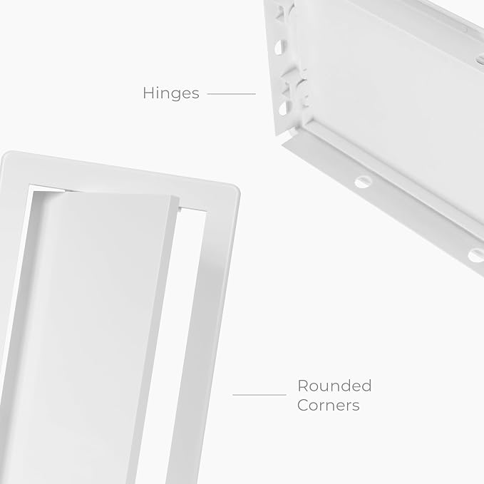 6x10 Inch White Access Panel – ABS Plastic Rectangular Wall & Ceiling Access - Image 7