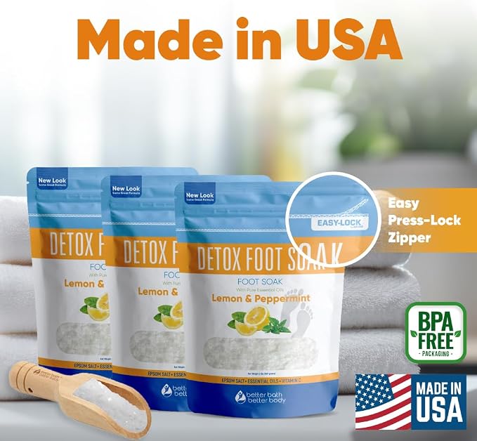 Detox Foot Soak Epsom Salt Soothing Soaks and Athlete's Foot Detox - Image 7