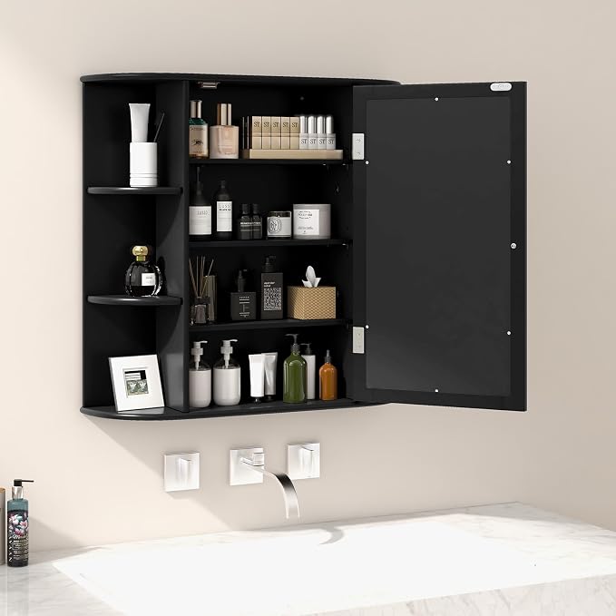 RELAX4LIFE Bathroom Wall Cabinet - Image 8