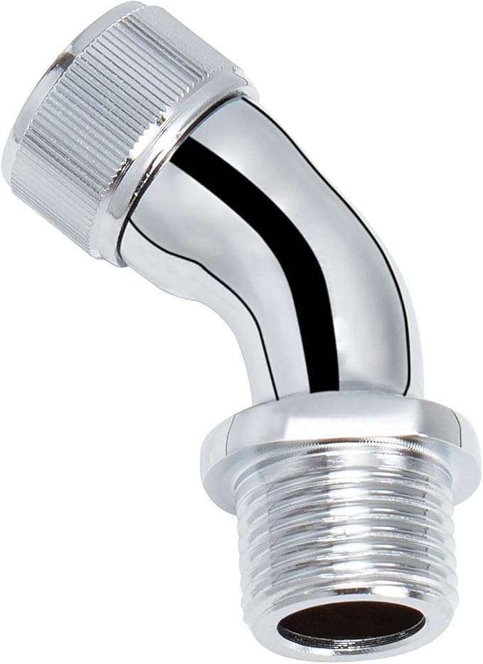 NearMoon Shower Elbow Adapter for Shower Head, Solid Brass 45°G1/2 Male to by NearMoon