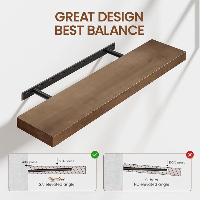 Heimlove 36 inch Floating Shelves - Image 6