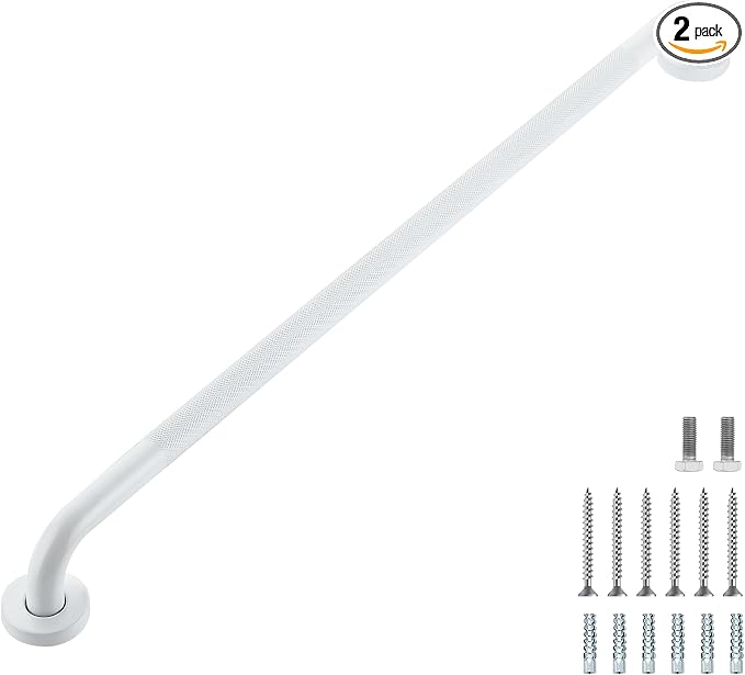 Grab Bars for Shower, 2 Pack 32-Inch Anti Slip Shower Handles for Elderly by RavinteHardware