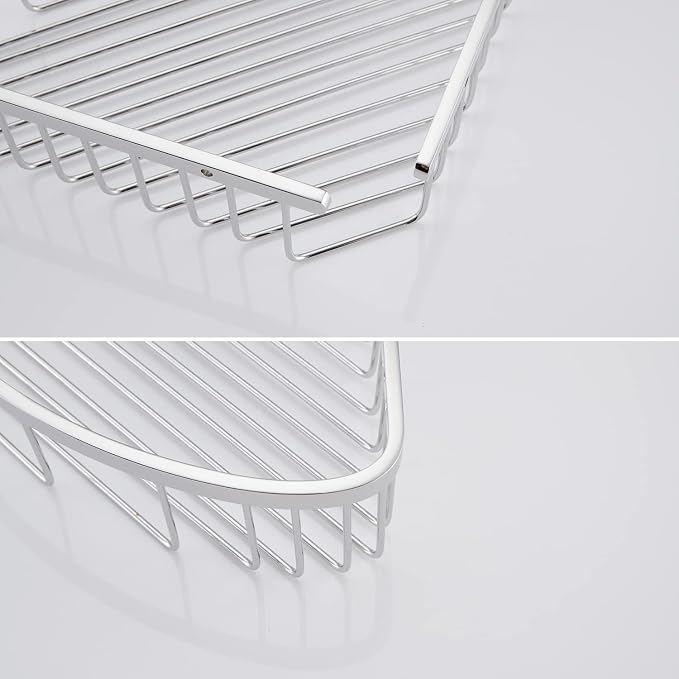 Bathroom Shower Caddy Corner Shelf, Corner-Hollow Design, Ultra Sturdy - Image 4