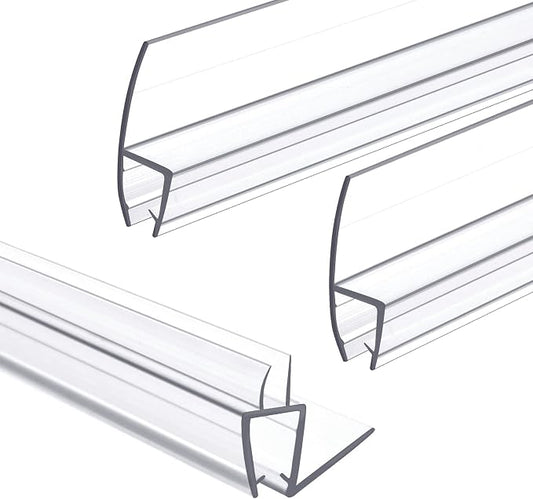 Shower Door Bottom&Side Seal Set 3PCS, to Stop Water Leaks by ExpertofShowerGlassDoor