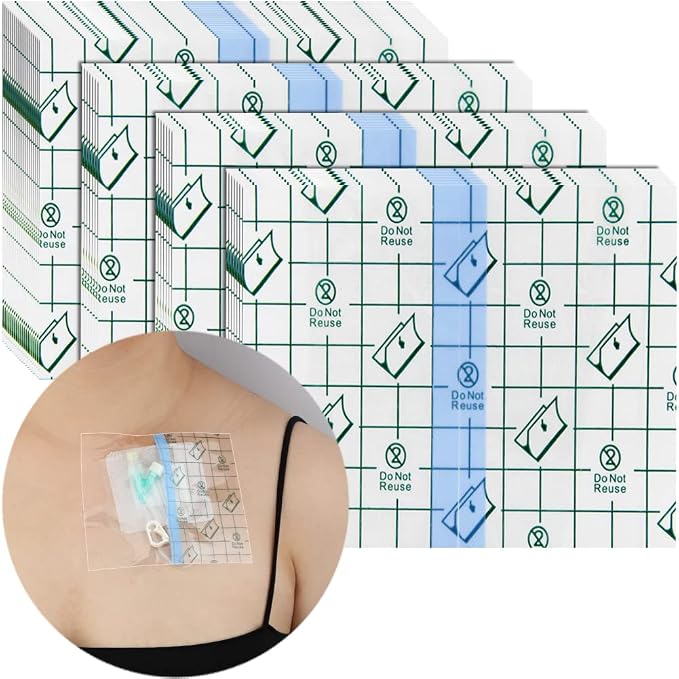 50Pcs Waterproof Shower Protector Bandage 4x4.7 inch by Hola+Health