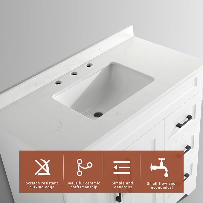 36" Luxurious Bathroom Vanity - Image 6