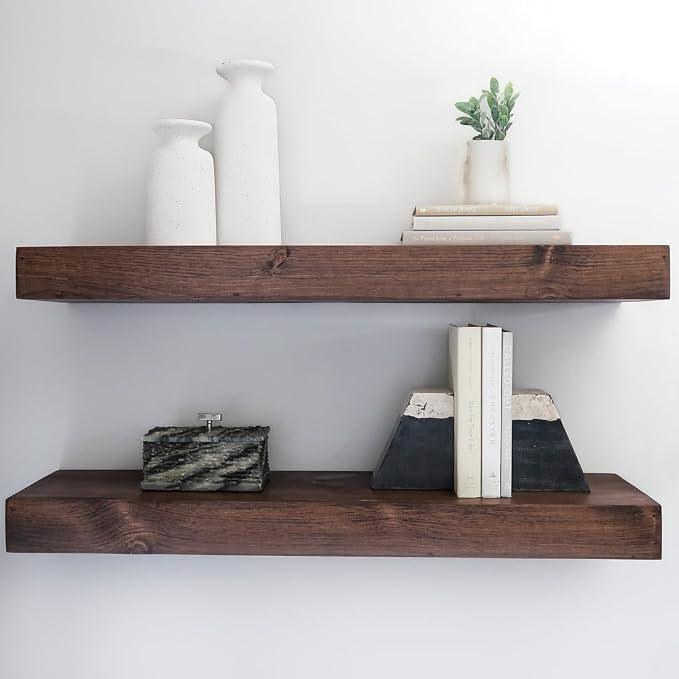 Urbandi Modern Floating Shelves 3 Inches Thick - Image 3