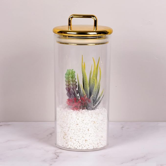 2 Pack 32 oz Large Acrylic Storage Apothecary Jar - Image 5