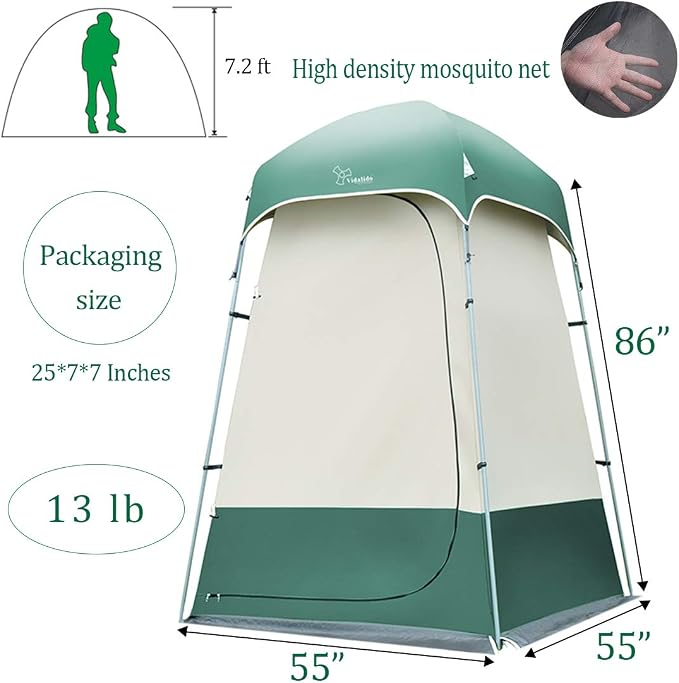 Outdoor Shower Tent Changing Room Privacy Portable Camping Shelters - Image 7