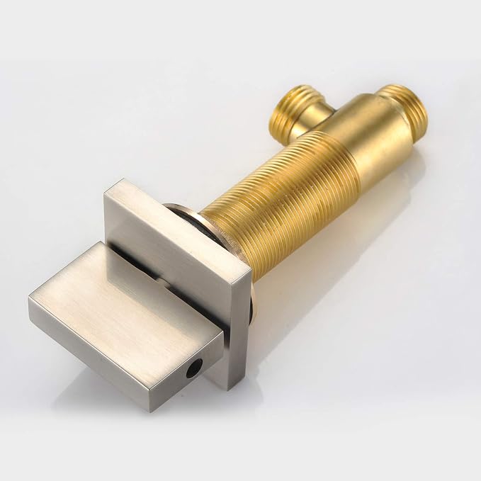 sumerain Roman Tub Faucet Brushed Nickel 3 Hole Widespread Bathtub Faucet - Image 6