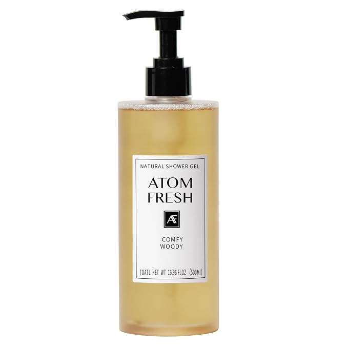 Atom Fresh Fine Fragrance Body Wash – Comfy Woody Scent | Gentle Amino-Acid by ATOMFRESHLAB
