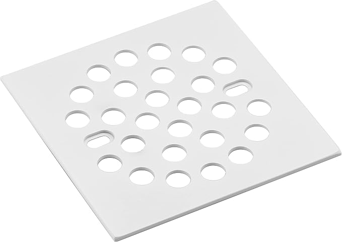 RRAJJ Square Improve 4-1/4 Inch Screw-in Shower Floor Drain Grate Strainer - Image 4