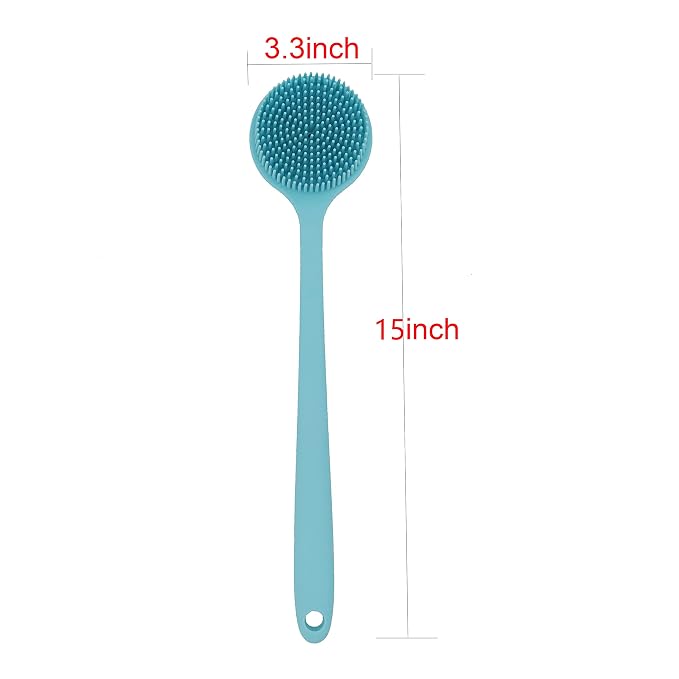 DNC Silicone Back Scrubber for Shower, Soft Bath Body Brush - Image 5