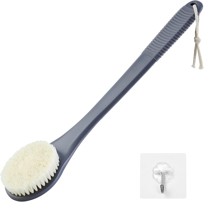 Back Scrubber for Shower, Shower Body Brush for Cleaning by VANZAVANZU