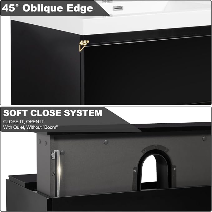72" Floating Bathroom Vanity - Image 6