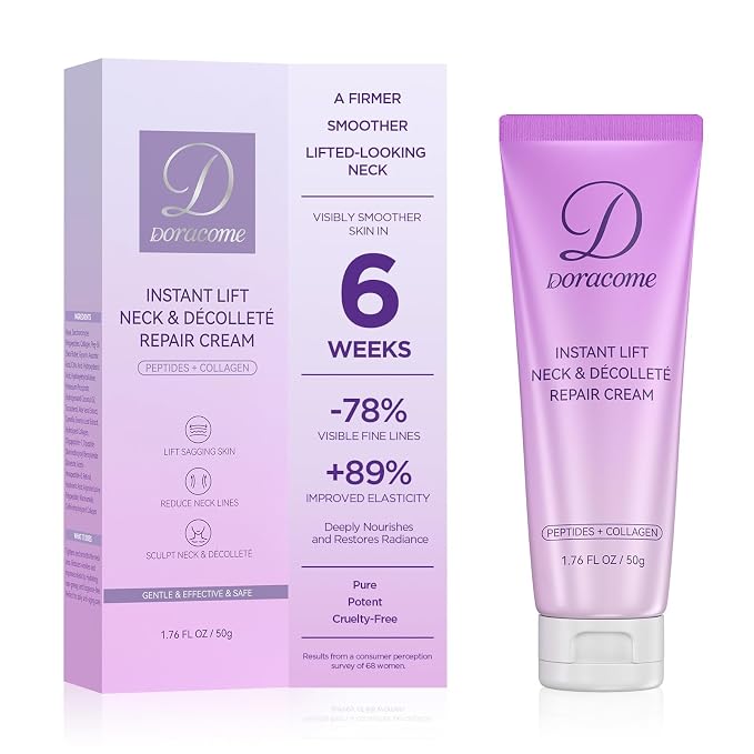 Retinol, Collagen & Hyaluronic Acid Neck Firming Cream – Anti-Aging Neck Cream by Unknown