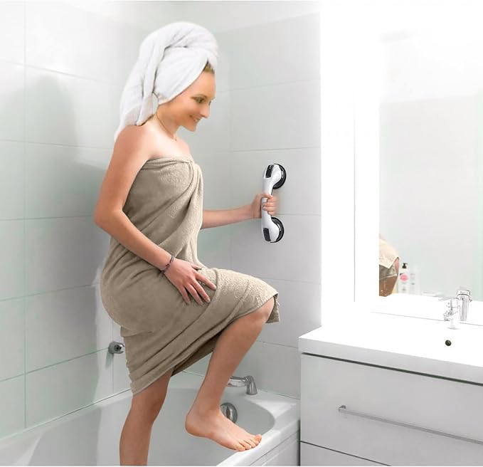 NL'AAHCÉ Grab Bars for Shower Heavy-Duty 12-Inch ADA Compliant Grab Bar for - Image 7