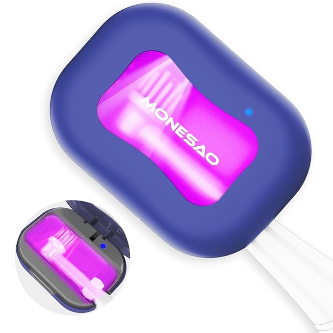 MONESAO Toothbrush Sanitizer Covers, Toothbrush Case by MONESAO