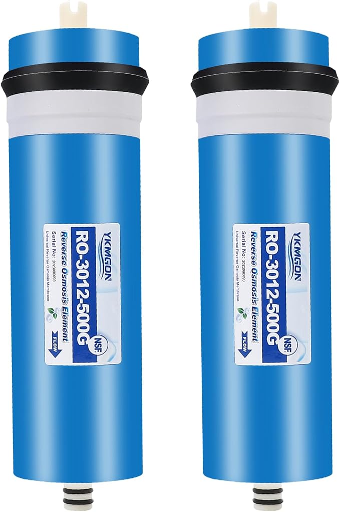 2Pack 500 GPD Universal Reverse Osmosis RO Membrane Element，3.0"x12" by YKMGON