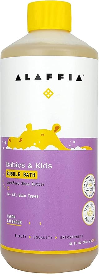 Alaffia Babies and Kids Bubble Bath, Gentle Bath Essentials - Image 6