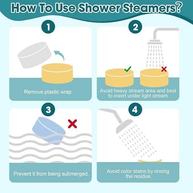 32 Pack Shower Steamers Aromatherapy Gifts - Image 5