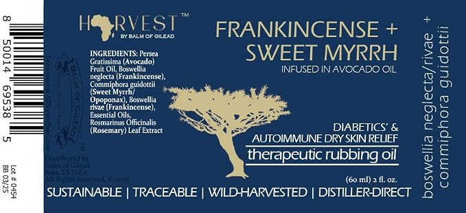 BALM OF GILEAD Neuropathy Frankincense & Sweet Myrrh Therapeutic Rubbing Oil - Image 8
