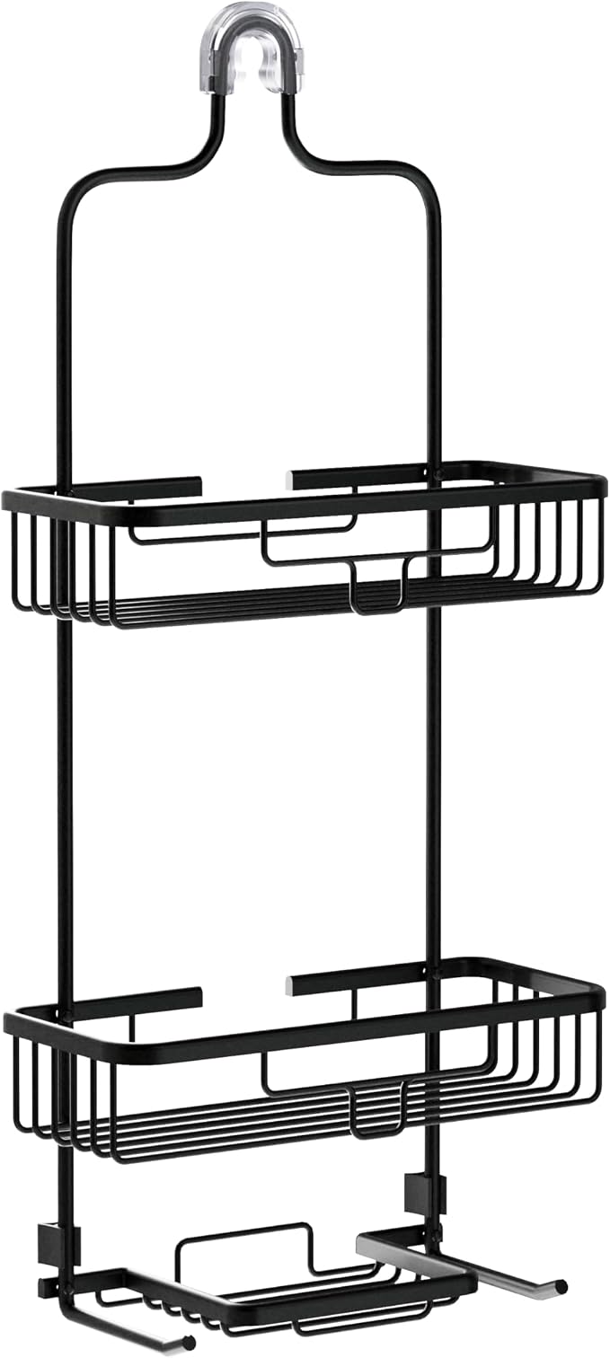 Zenna Home Rustproof Hanging Shower Caddy, Over the Shower Head Caddy - Image 10