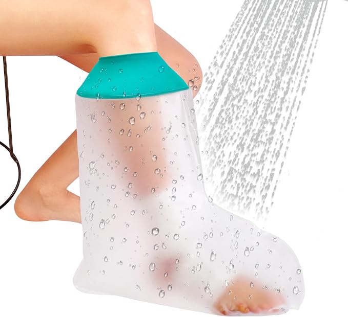Cast Covers for Shower Leg, Waterproof Cast Cover for Showering, Cast Protector by CIVJET