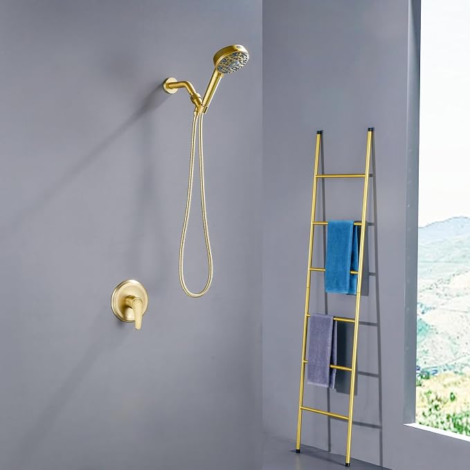 Shower Faucet Set with 7 Functions Handheld Shower Head Filter Shower Combo Set - Image 3
