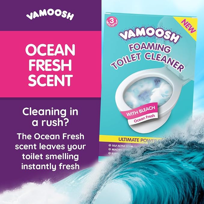 Vamoosh 6-in-1 Toilet Foaming Cleaner | Self-Activating Foam Technology | Stays - Image 6