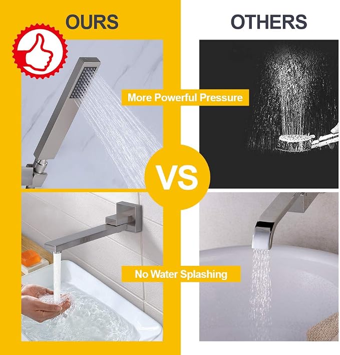 Wall Mounted Bathtub Faucet - Image 2