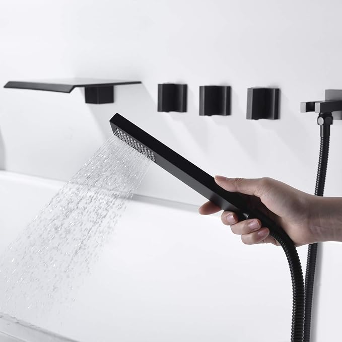 Wall Mount Waterfall Tub Filler Faucet - Image 6