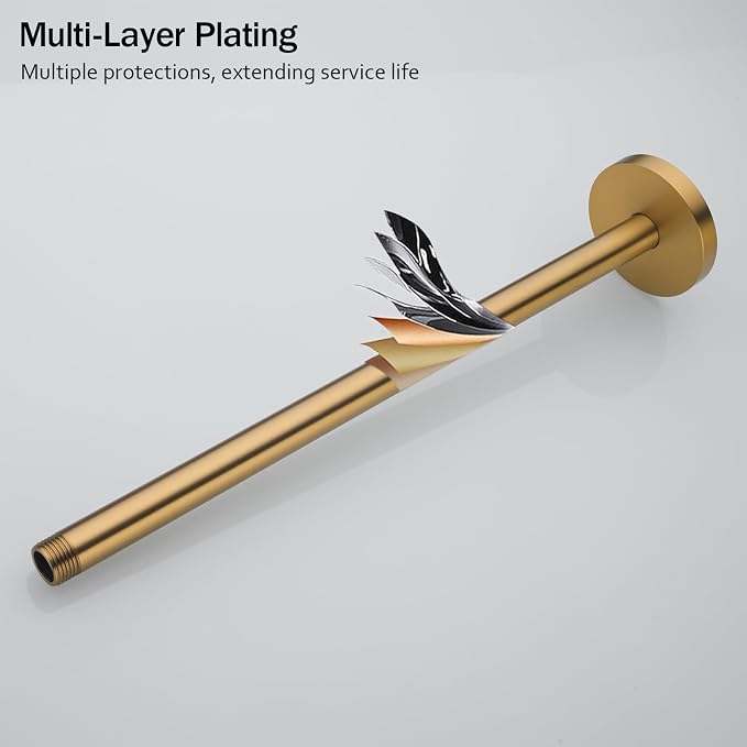 RANDOM Champagne Bronze Shower Arm - Image 5