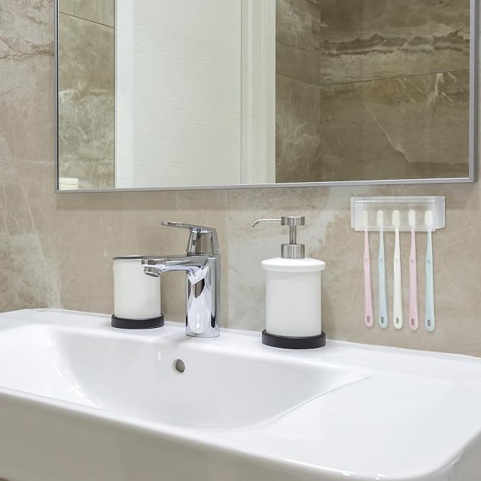 5 Slots Wall Mount Toothbrush Holder - Image 5