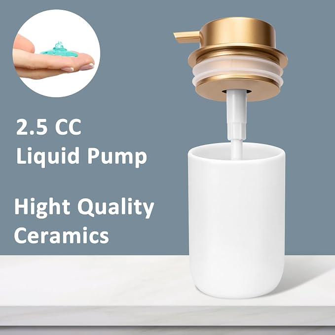 Soap Liquid Dispenser Ceramic - Image 5