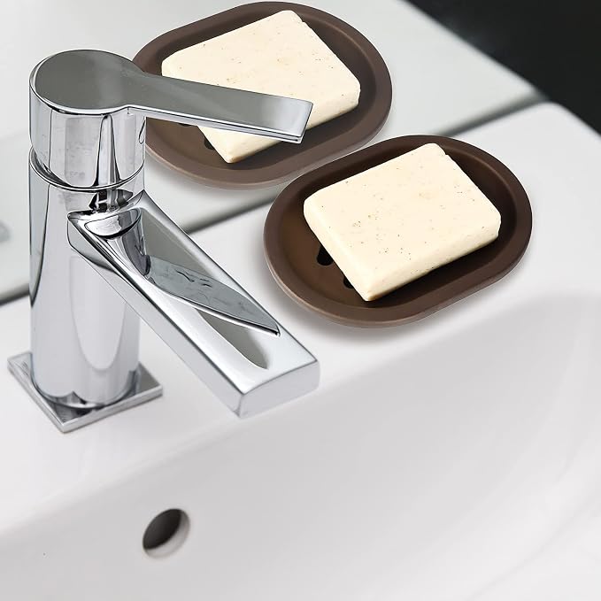 Topsky 2 Pcs Soap Dish for Shower, Double Layer Draining Soap Box - Image 7
