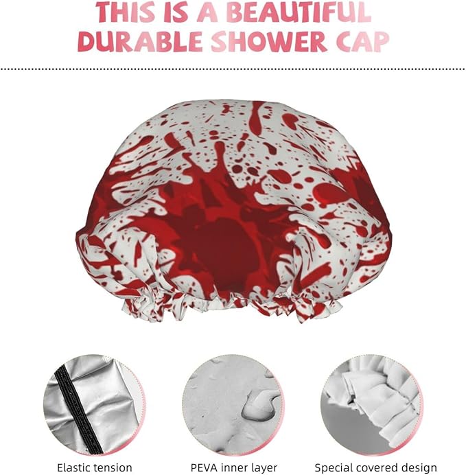 Double Layers Waterproof Shower Cap - Image 5