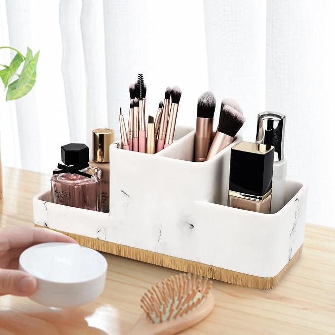 Toothbrush Holder for Bathrooms, Bathroom Organizer Countertop, Rectangle 5 - Image 10